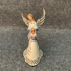 My Daughter My Joy Heirloom Porcelain Musical Angel Figurine
